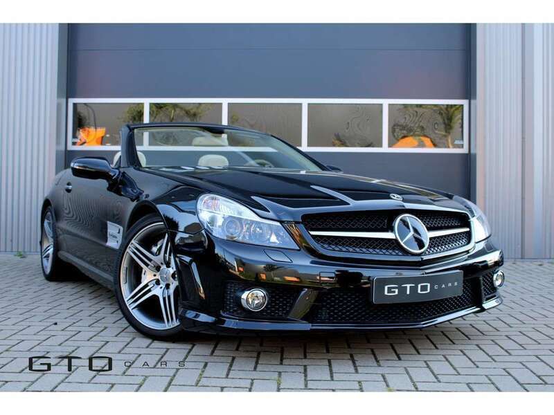 Zwart, metallic lak Gebruikt 2008 Mercedes SL63 AMG AMG Cabriolet | € 72.950 (Eerlijke prijs) - Afbeelding 1/4