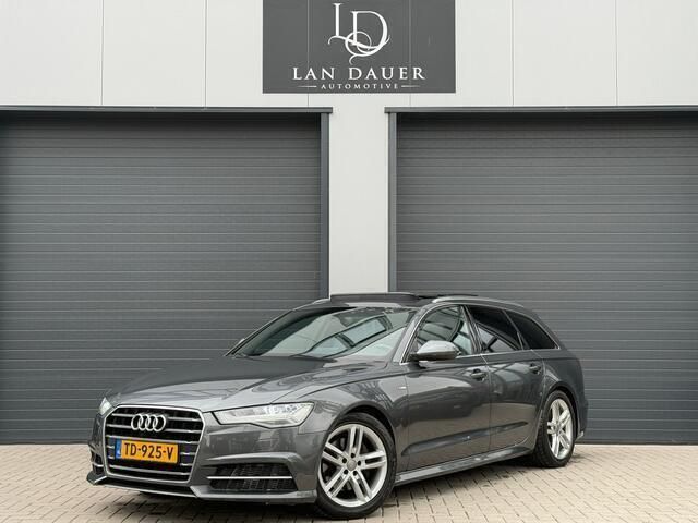 Grijs, metallic lak Gebruikt 2018 Audi A6 S-Line Stationwagen | € 23.950 (Super prijs) - Afbeelding 1/4