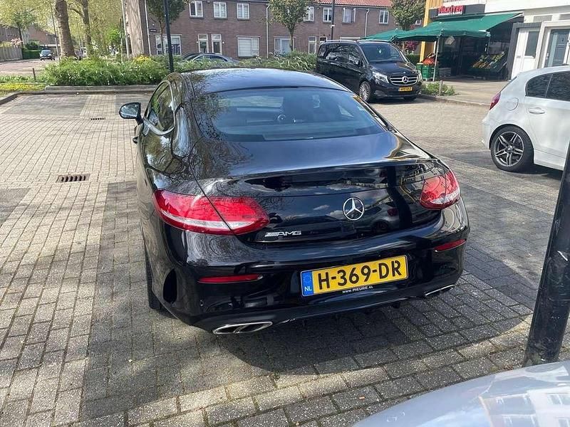 Occasion Mercedes C180 Premium Plus 156 PK (114 kW) 2017 Zwart Coupé