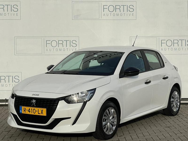 Wit Occasion 2022 Peugeot 208 Hatchback | € 13.900 (Super prijs) - Afbeelding 1/4