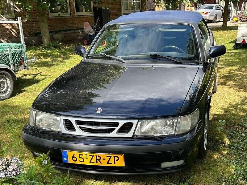Blauw Gebruikt 1999 Saab 9-3 Cabriolet Cabriolet | € 1.400 - Afbeelding 1/4