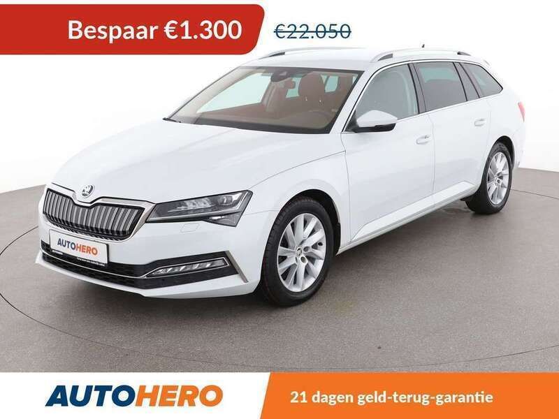 Wit Gebruikt 2020 Skoda Superb Style Stationwagen | € 20.949 (Goede deal) - Afbeelding 1/3