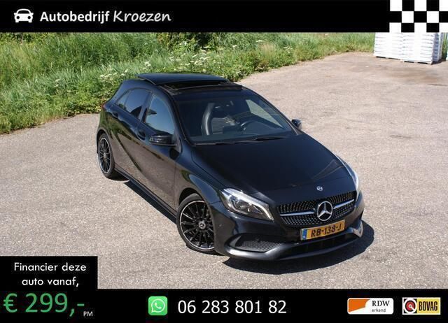 Zwart Gebruikt 2017 Mercedes A180 AMG Hatchback | € 14.950 (Eerlijke prijs) - Afbeelding 1/4