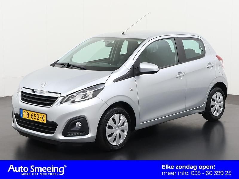 Grijs Gebruikt 2018 Peugeot 108 Active Hatchback | € 8.895 (Eerlijke prijs) - Afbeelding 1/4
