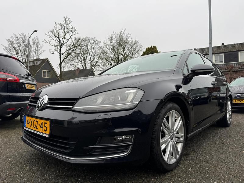 Zwart Occasion 2014 VW Golf VII Highline Stationwagen | € 6.499 (Super prijs) - Afbeelding 1/4