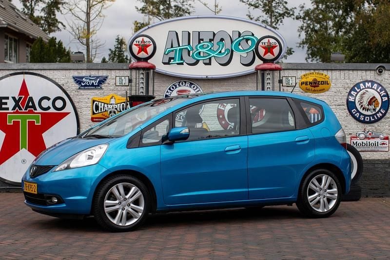 Blauw Gebruikt 2010 Honda Jazz Exclusive Hatchback | € 6.950 (Eerlijke prijs) - Afbeelding 1/4