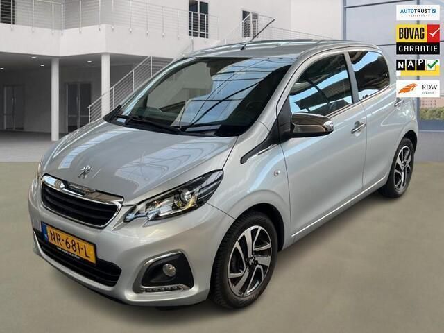 Grijs Gebruikt 2017 Peugeot 108 Collection Hatchback | € 9.450 (Eerlijke prijs) - Afbeelding 1/4