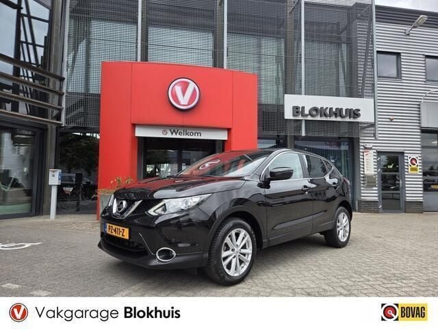 Zwart Gebruikt 2016 Nissan Qashqai Acenta SUV | € 15.945 (Eerlijke prijs) - Afbeelding 1/4