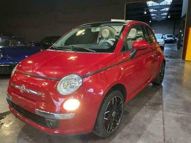 Rood Gebruikt 2009 Fiat 500C Lounge Cabriolet | € 5.850 (Super prijs) - Afbeelding 1/4