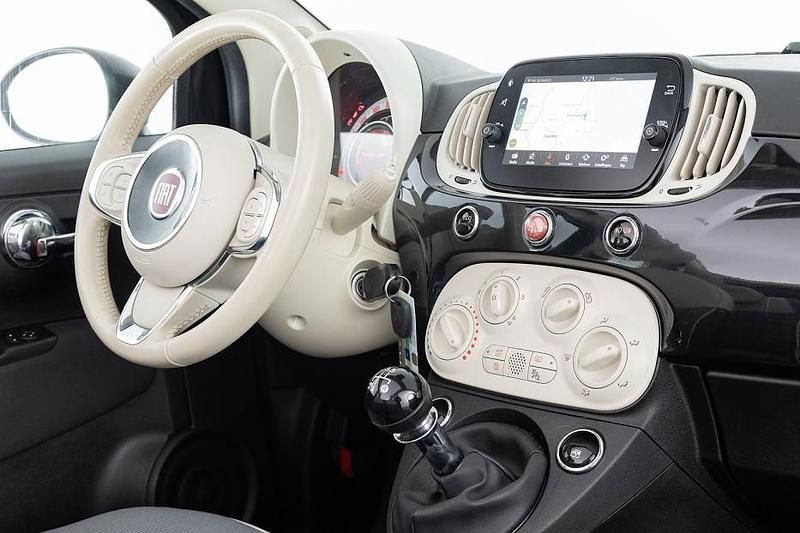 Occasion Fiat 500C Lounge 86 PK (63 kW) 2019 Zwart Cabriolet