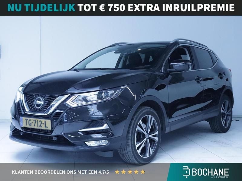 Zwart Gebruikt 2018 Nissan Qashqai N-Connecta SUV | € 19.295 (Eerlijke prijs) - Afbeelding 1/4