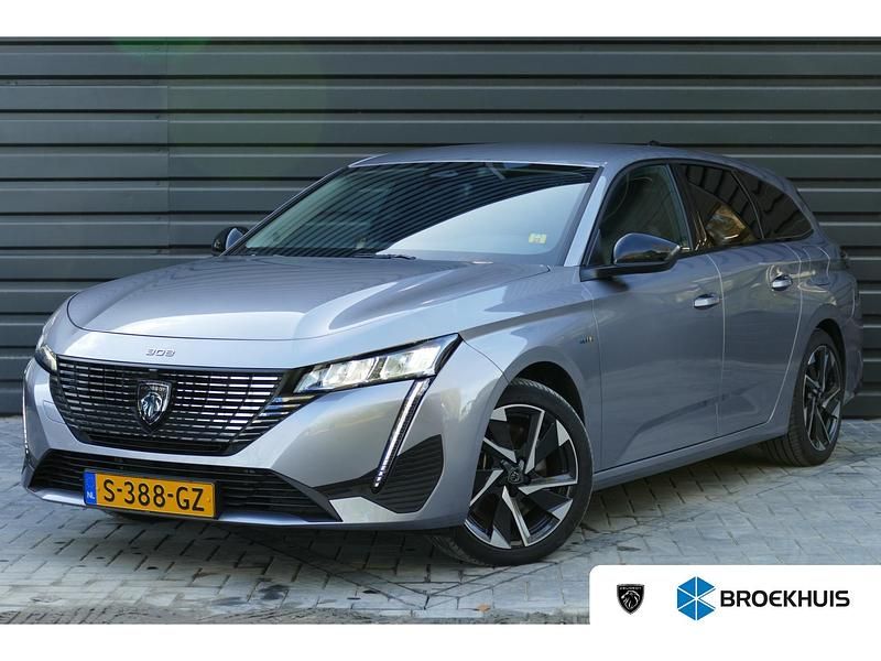 Grijs Gebruikt 2023 Peugeot 308 SW Allure Stationwagen | € 28.200 (Eerlijke prijs) - Afbeelding 1/4