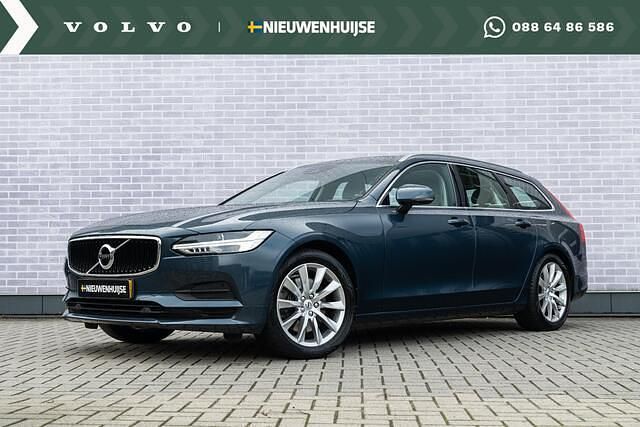 Blauw Gebruikt 2018 Volvo V90 Business Edition Stationwagen | € 27.899 (Goede deal) - Afbeelding 1/4