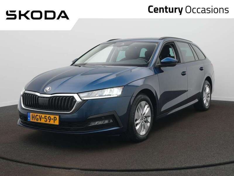 Blauw Gebruikt 2021 Skoda Octavia Ambition Stationwagen | € 23.900 (Eerlijke prijs) - Afbeelding 1/4
