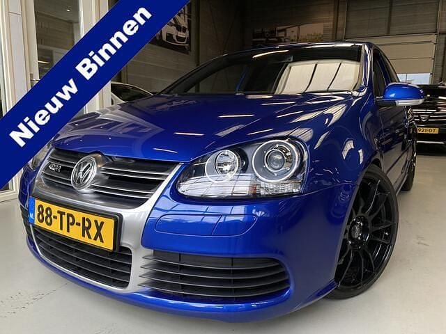 Blauw Gebruikt 2007 VW Golf V R Hatchback | € 22.450 - Afbeelding 1/4