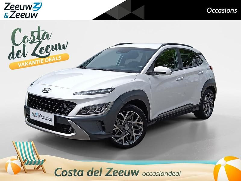 Wit Gebruikt 2022 Hyundai Kona SUV | € 20.940 (Super prijs) - Afbeelding 1/4