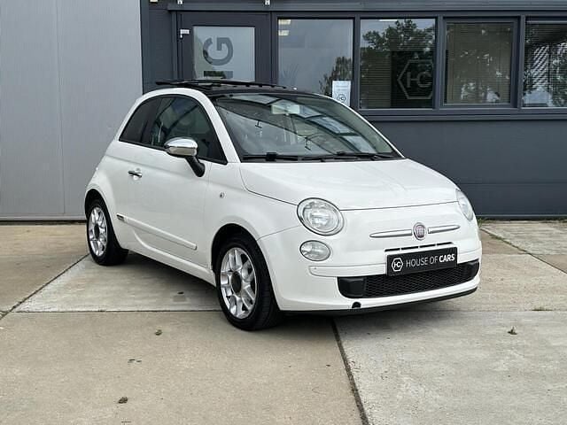 Wit Gebruikt 2009 Fiat 500 Lounge Hatchback | € 4.950 (Eerlijke prijs) - Afbeelding 1/4