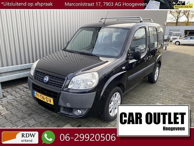 Zwart Gebruikt 2006 Fiat Doblò Family MPV | € 2.950 (Super prijs) - Afbeelding 1/4