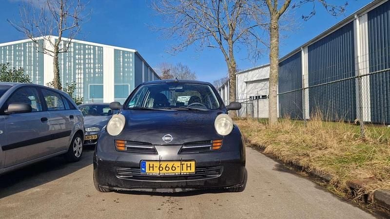 Occasion Nissan Micra Pure 65 PK (47 kW) 2006 Zwart Hatchback
