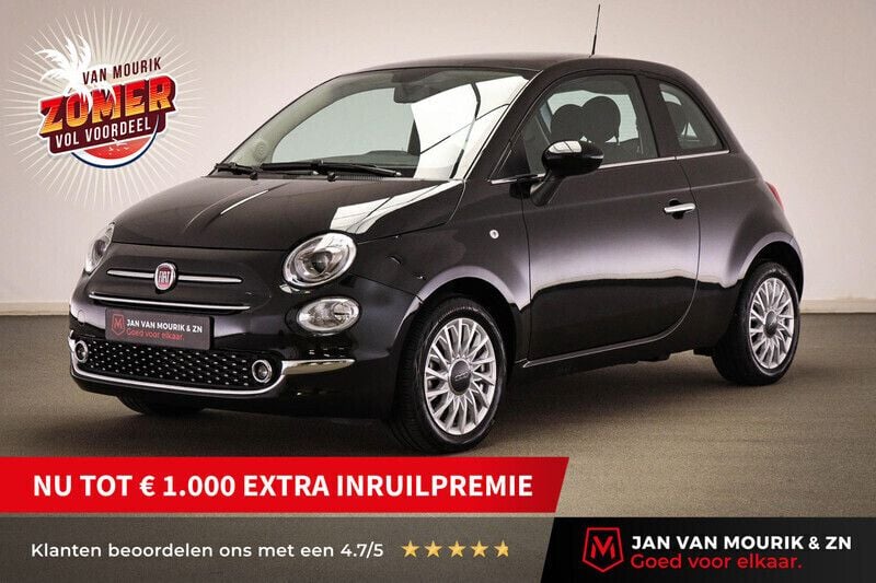 Zwart Gebruikt 2024 Fiat 500 Dolcevita Hatchback | € 16.495 (Eerlijke prijs) - Afbeelding 1/4