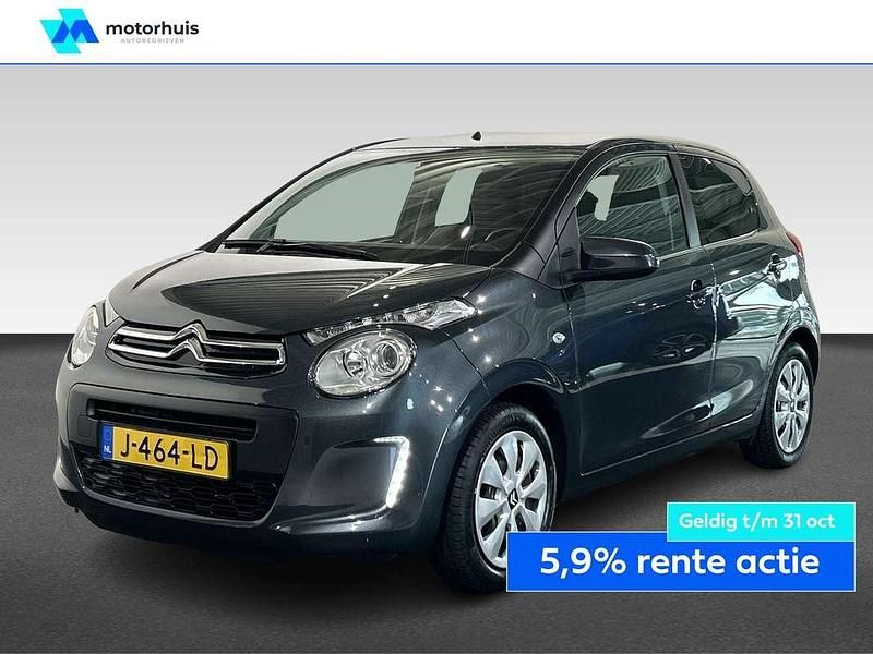 Grijs Gebruikt 2020 Citroën C1 Feel Hatchback | € 8.445 (Eerlijke prijs) - Afbeelding 1/4