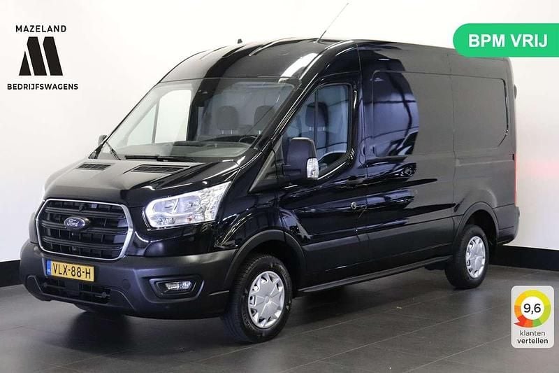 Zwart Gebruikt 2021 Ford Transit Van | € 16.900 (Eerlijke prijs) - Afbeelding 1/4