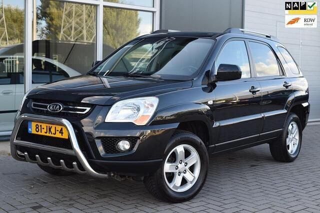 Zwart Gebruikt 2009 Kia Sportage 2 SUV | € 5.999 (Eerlijke prijs) - Afbeelding 1/4