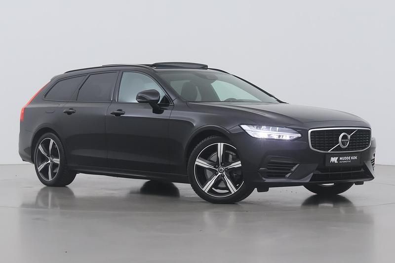 Zwart Gebruikt 2020 Volvo V90 R-Design Stationwagen | € 37.400 (Eerlijke prijs) - Afbeelding 1/1