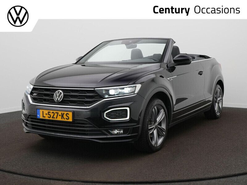 Zwart Gebruikt 2021 VW T-Roc Cabriolet R-line Cabriolet | € 31.900 (Eerlijke prijs) - Afbeelding 1/4