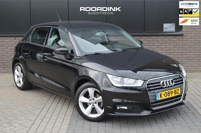 Zwart Gebruikt 2017 Audi A1 Sportback Hatchback | € 10.900 (Eerlijke prijs) - Afbeelding 1/3