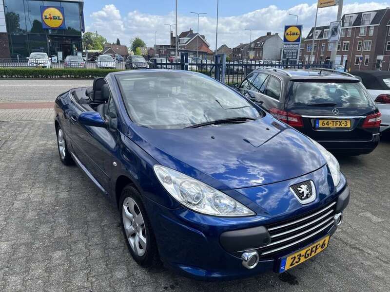 Blauw Gebruikt 2008 Peugeot 307 CC Cabriolet | € 2.750 (Eerlijke prijs) - Afbeelding 1/4