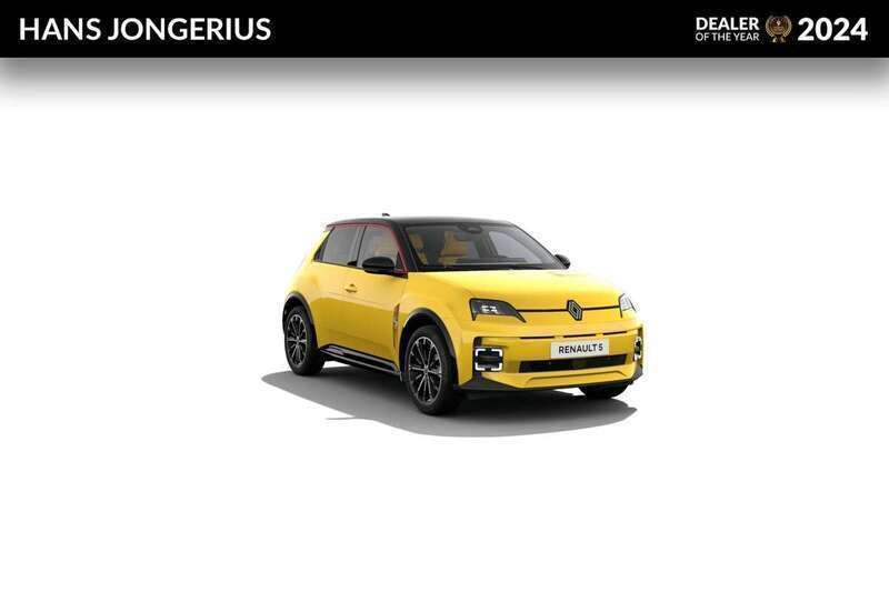 Twotone jaune pop! / noir étoilé (geel metallic) Nieuw 2025 Renault R5 Iconic Hatchback | € 32.689 (Eerlijke prijs) - Afbeelding 1/4