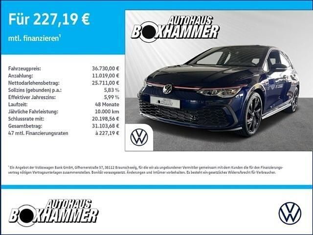 Blauw Occasion 2024 VW Golf VIII GTI Hatchback | € 44.551 (Duur) - Afbeelding 1/4