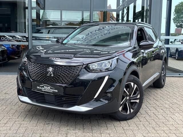 Zwart Gebruikt 2022 Peugeot 2008 Allure SUV | € 17.650 (Super prijs) - Afbeelding 1/4