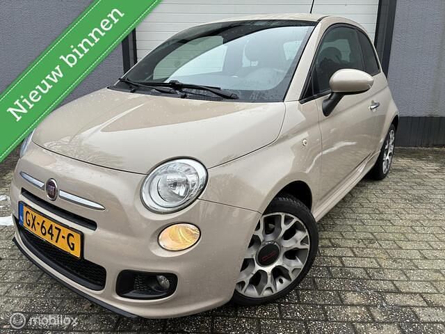 Bruin Occasion 2015 Fiat 500S Hatchback | € 6.950 (Eerlijke prijs) - Afbeelding 1/4