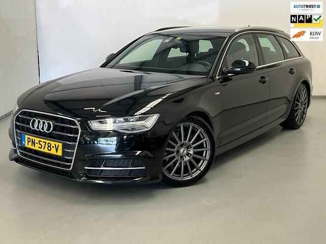 Zwart Gebruikt 2017 Audi A6 S-Line Stationwagen | € 20.750 (Goede deal) - Afbeelding 1/4