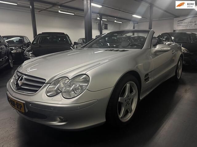 Grijs Gebruikt 2001 Mercedes SL500 Cabriolet | € 17.995 (Eerlijke prijs) - Afbeelding 1/4
