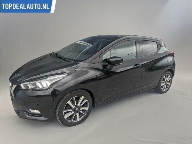 Zwart, metallic lak Gebruikt 2018 Nissan Micra N-Connecta Hatchback | € 10.250 (Eerlijke prijs) - Afbeelding 1/4