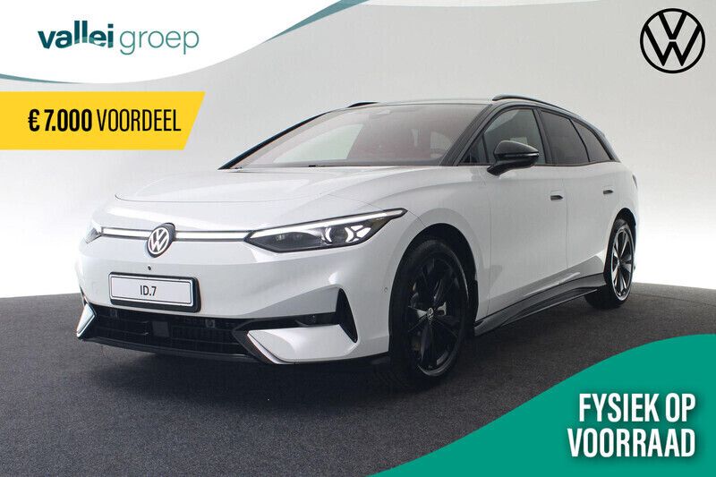 Zwart Nieuw 2025 VW ID.7 Pro Sedan | € 55.599 (Iets duurder) - Afbeelding 1/4