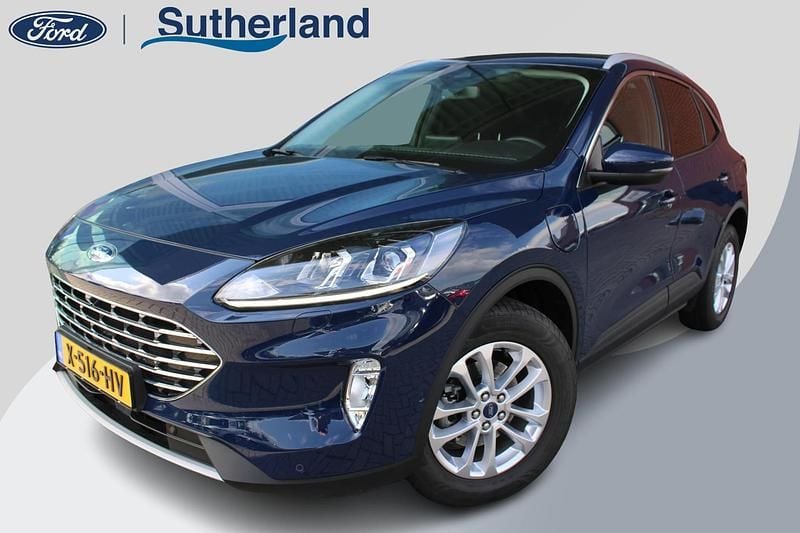 Blauw Occasion 2022 Ford Kuga Titanium SUV | € 24.400 (Super prijs) - Afbeelding 1/4