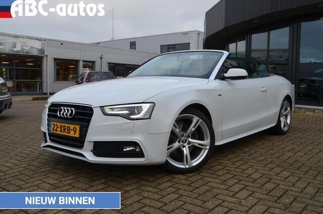 Wit Gebruikt 2012 Audi A5 Cabriolet S-Line Cabriolet | € 19.945 - Afbeelding 1/4