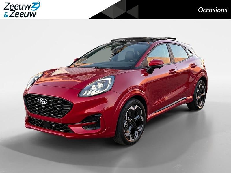 Rood Occasion 2025 Ford Puma ST-Line X SUV | € 30.730 (Iets duurder) - Afbeelding 1/4