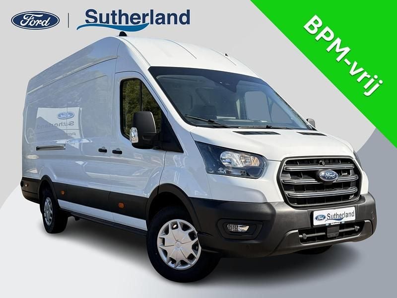 Wit Nieuw 2024 Ford Transit Trend Van | € 34.795 (Eerlijke prijs) - Afbeelding 1/4