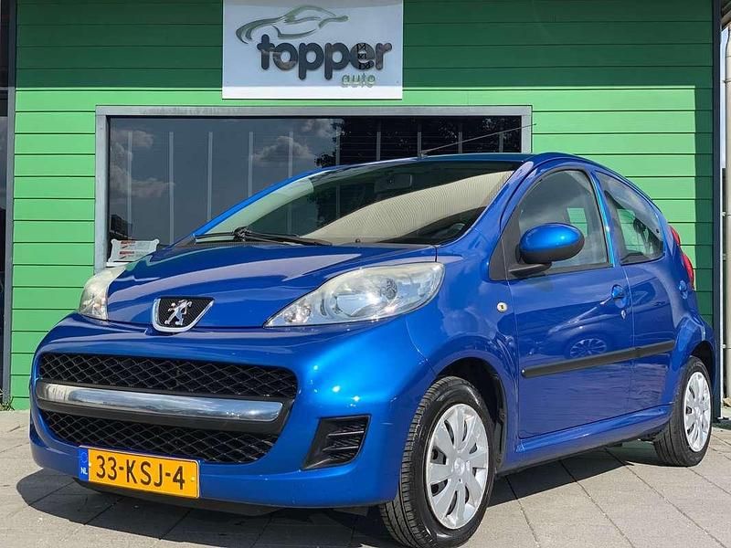 Blauw Gebruikt 2010 Peugeot 107 Hatchback | € 3.745 (Eerlijke prijs) - Afbeelding 1/4