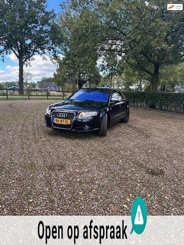 Zwart, metallic lak Gebruikt 2007 Audi A4 S-Line Sedan | € 5.299 (Duur) - Afbeelding 1/4