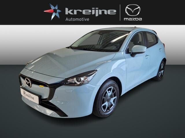 Blauw Gebruikt 2023 Mazda 2 Center-Line Hatchback | € 19.425 (Eerlijke prijs) - Afbeelding 1/4