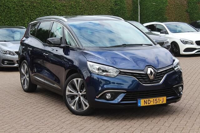 Blauw Gebruikt 2017 Renault Grand Scénic IV Intens MPV | € 14.750 (Eerlijke prijs) - Afbeelding 1/4