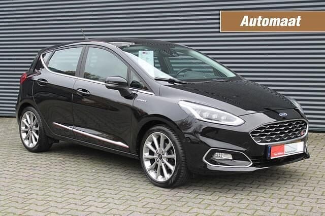 Zwart Occasion 2019 Ford Fiesta Vignale Hatchback | € 12.450 (Super prijs) - Afbeelding 1/4
