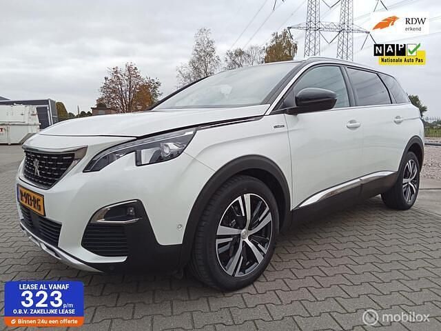 Wit Gebruikt 2019 Peugeot 5008 GT-line MPV | € 18.975 (Duur) - Afbeelding 1/4