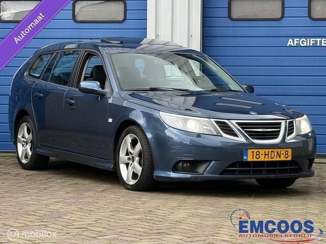 Blauw Gebruikt 2008 Saab 9-3 Linear Stationwagen | € 4.950 (Iets duurder) - Afbeelding 1/4